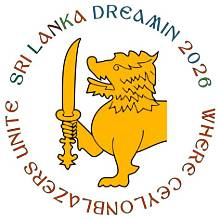 Sri Lanka Dreamin’ 2026 lion logo